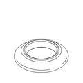 Kohler Escutcheon, Spout 1067113-BN